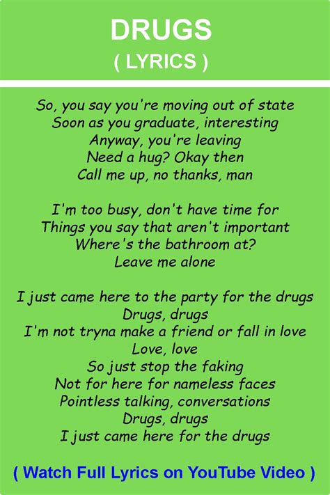 another drug lyrics.